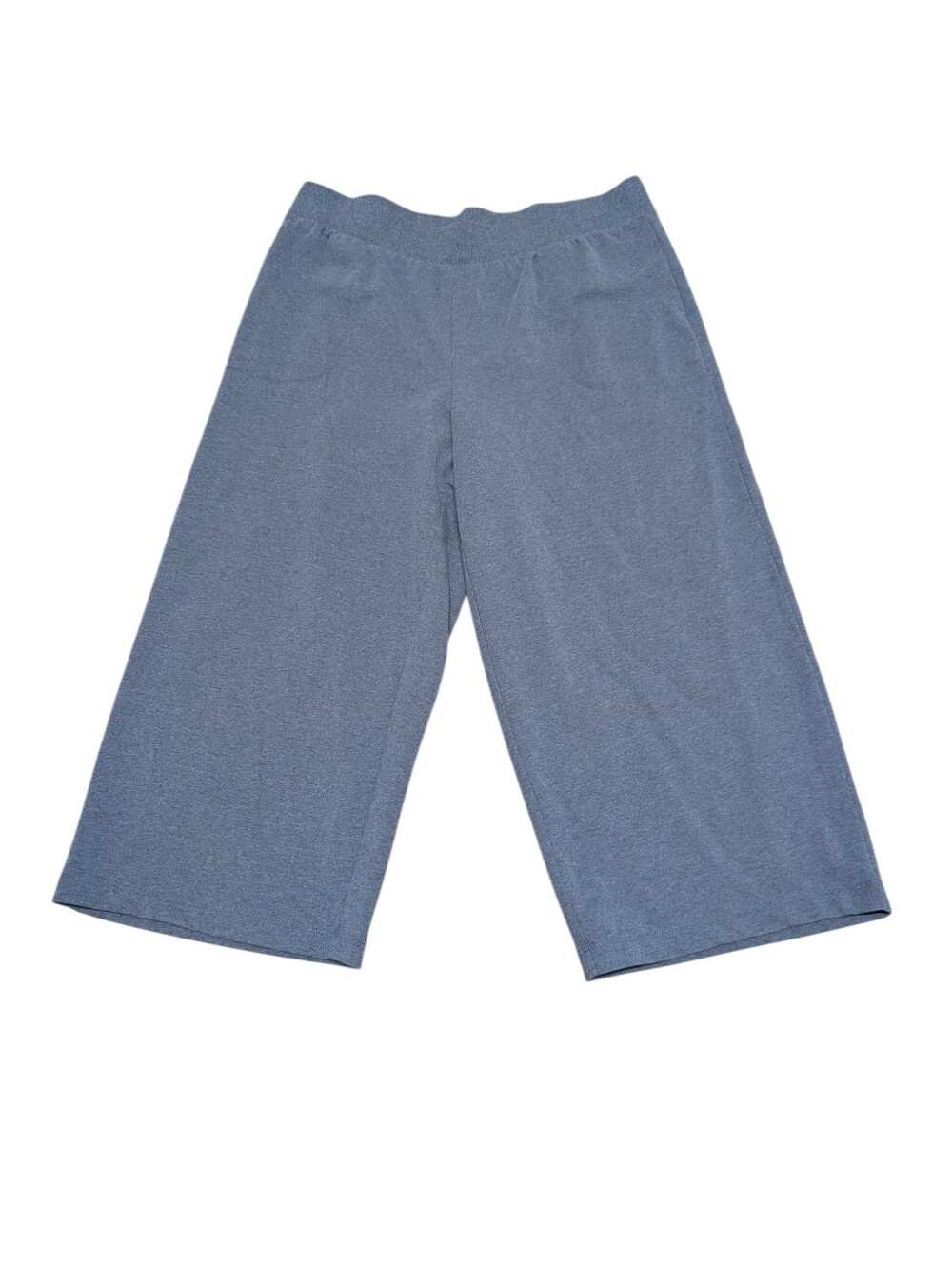 J. Jill Fit Women's Blue Cozy Wide-Leg Pants (Large Petite)
